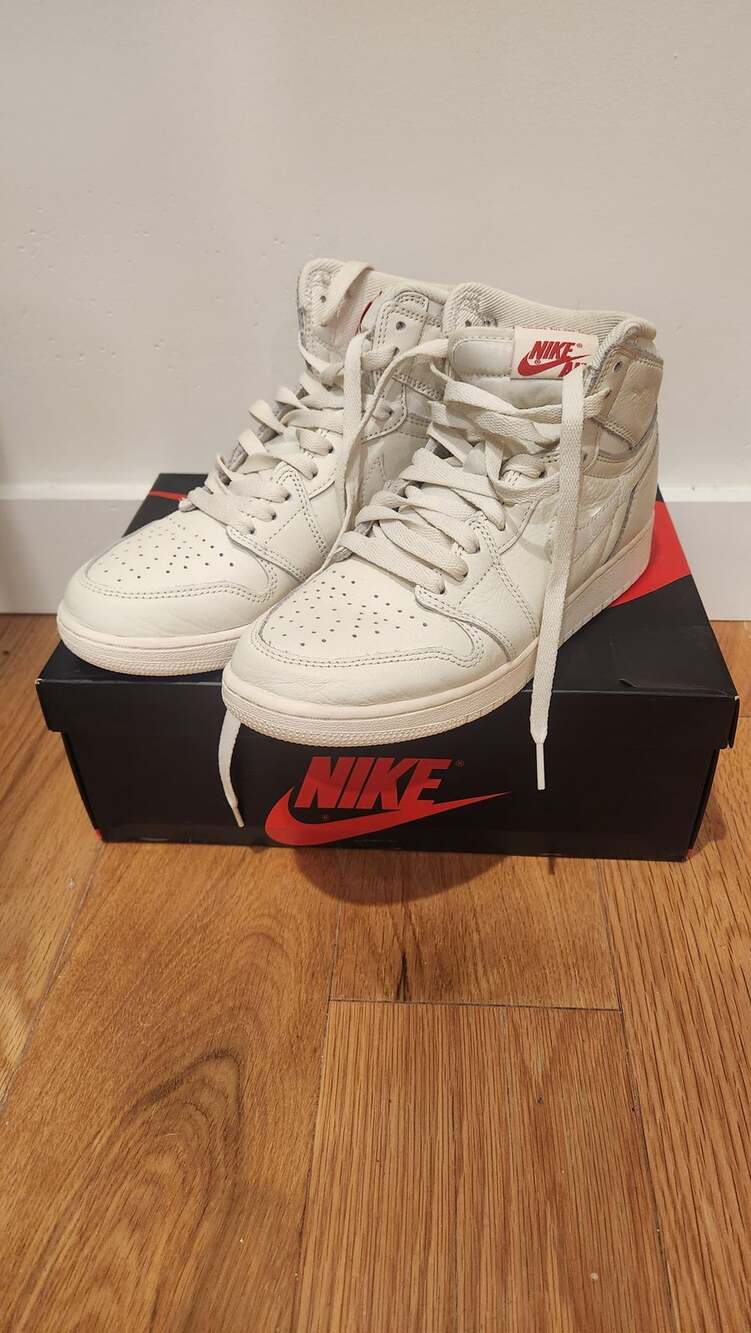Jordan 1 Retro High OG Sail GS 5.5Y (Womens' 7)